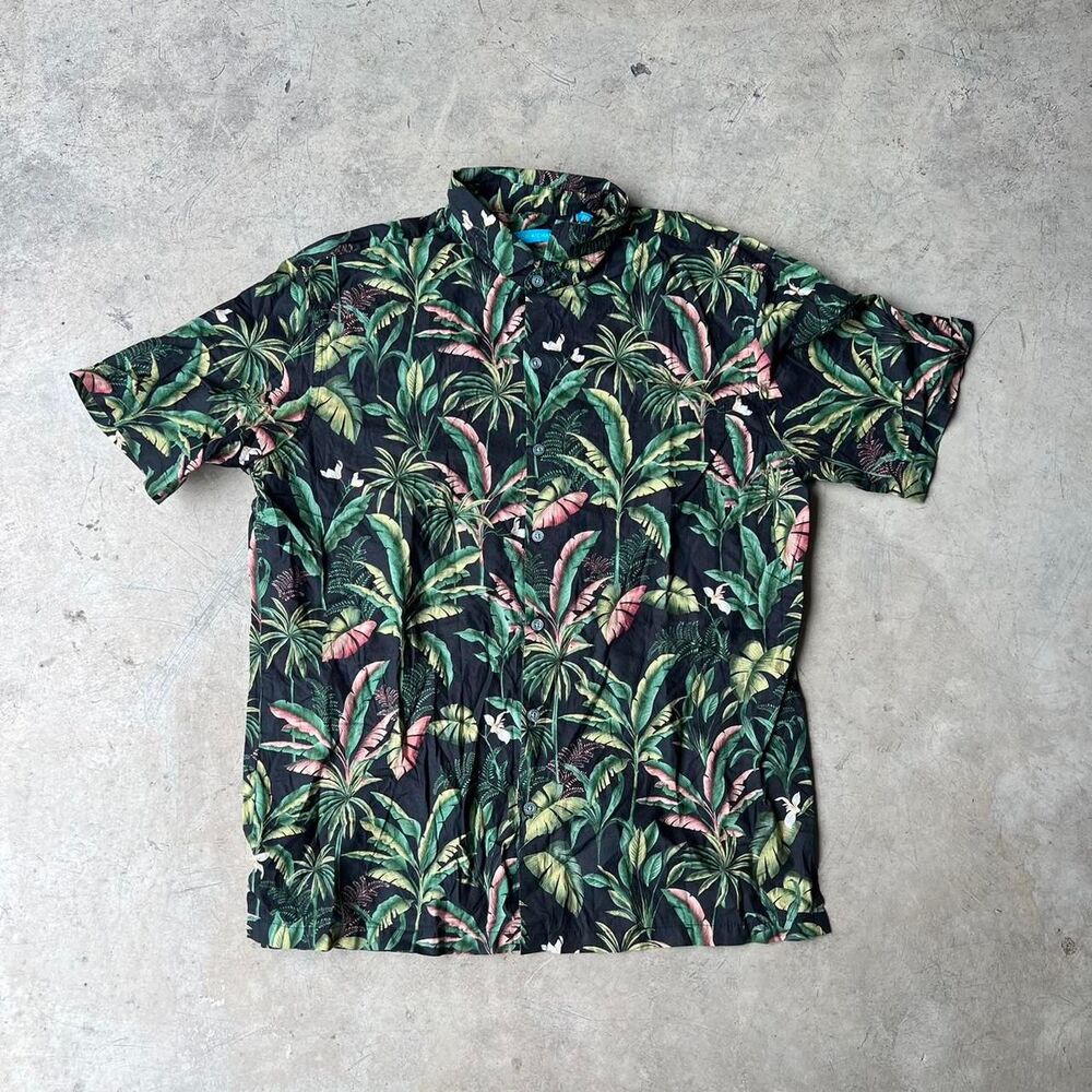 Tori Richards Hawaiian Shirt Mens size L